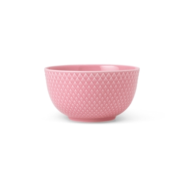 Lyngby Porcelæn Rhombe Color Skål Ø11 cm - Rosa